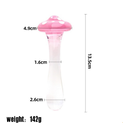 Mushroom Glass Dildo（マッシュルーム・グラスディルド）